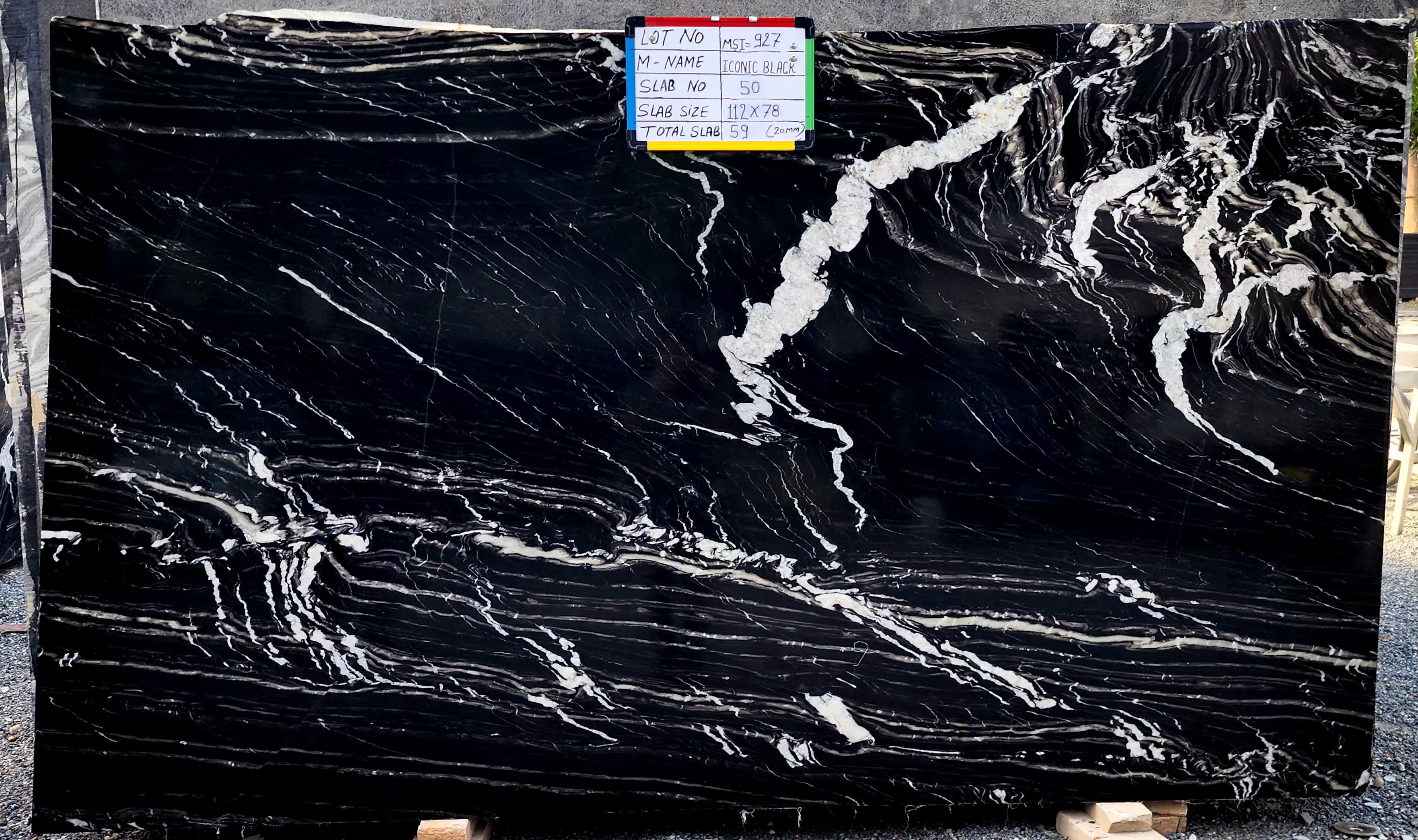 Spider Black Marble